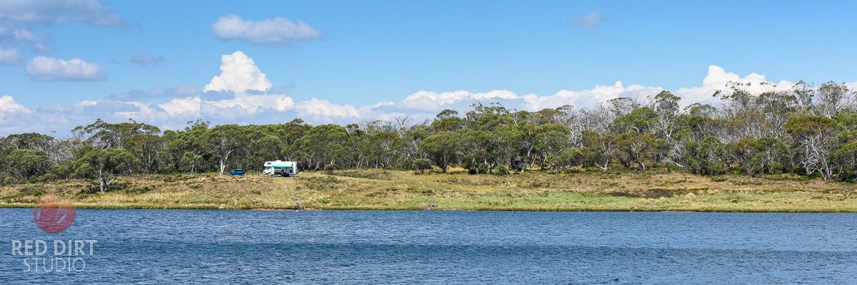 Three Mile Dam, just off Link Road. NSW High Country. Near Kiandra
