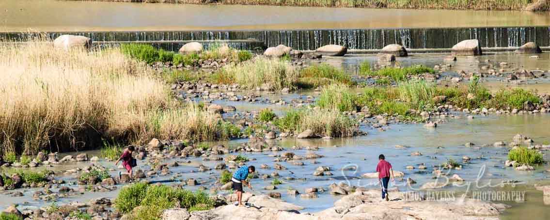 The Darling River Run - The Brewarrina fish traps on the Darling River Outback NSW